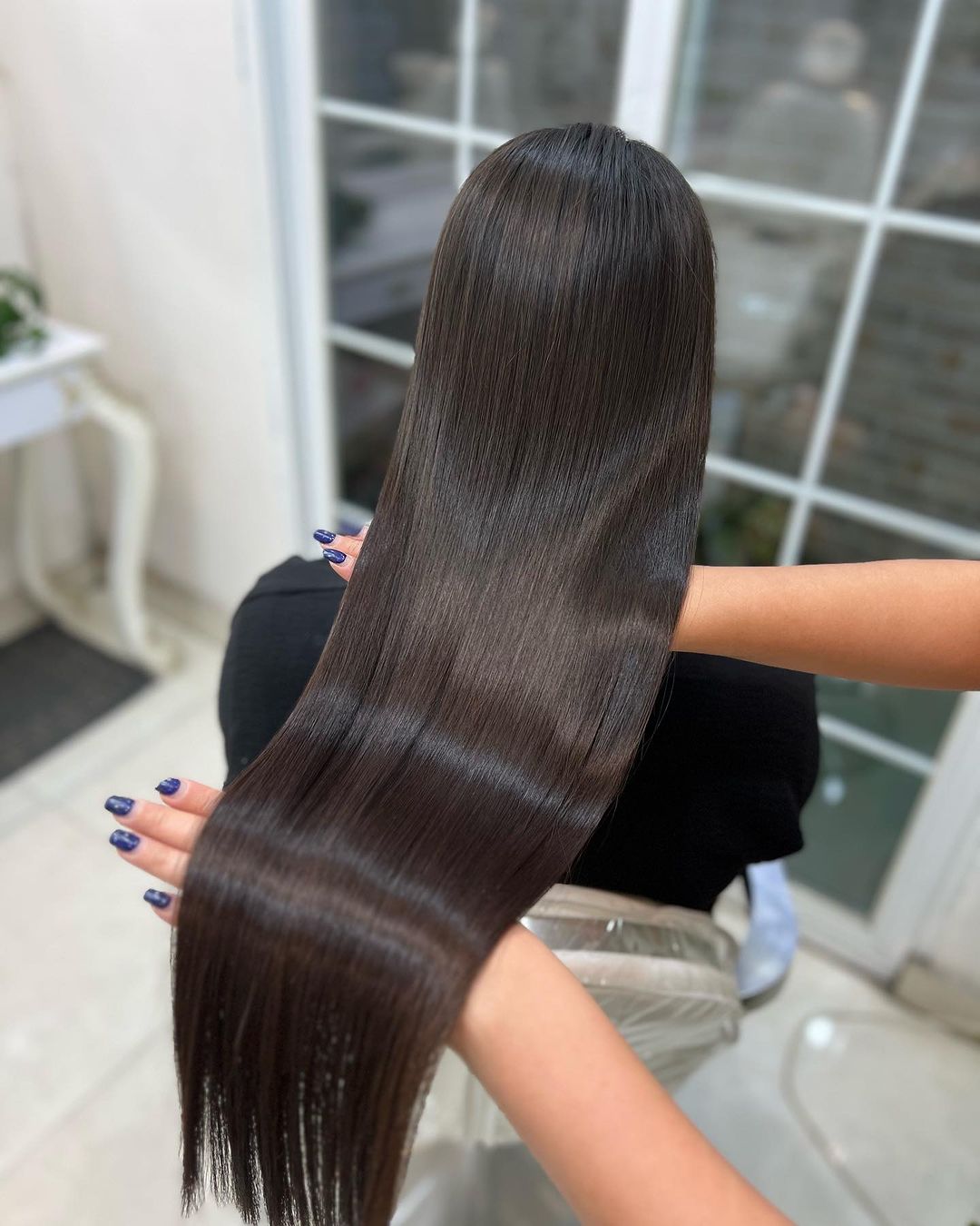 نمونه کار ابریشم‌سازی مو